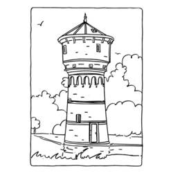 Раскраска: Замок (Здания и Архитектура) #62158 - Бесплатные раскраски для печати