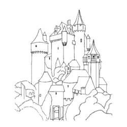 Раскраска: Замок (Здания и Архитектура) #62227 - Бесплатные раскраски для печати