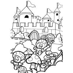 Раскраска: Замок (Здания и Архитектура) #62322 - Бесплатные раскраски для печати
