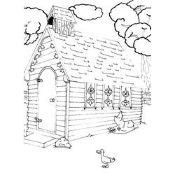 Раскраска: церковь (Здания и Архитектура) #64379 - Бесплатные раскраски для печати