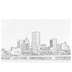 Раскраска: город (Здания и Архитектура) #64855 - Бесплатные раскраски для печати