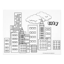 Раскраска: город (Здания и Архитектура) #64915 - Бесплатные раскраски для печати