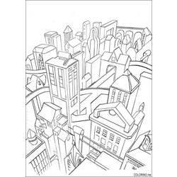 Раскраска: город (Здания и Архитектура) #64919 - Бесплатные раскраски для печати
