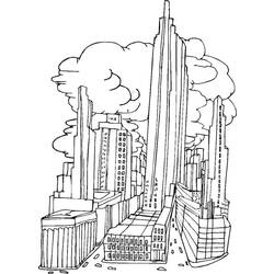 Раскраска: город (Здания и Архитектура) #64941 - Бесплатные раскраски для печати