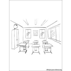 Раскраска: класс (Здания и Архитектура) #67970 - Бесплатные раскраски для печати