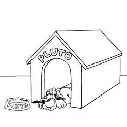 Раскраска: собачья конура (Здания и Архитектура) #62339 - Бесплатные раскраски для печати