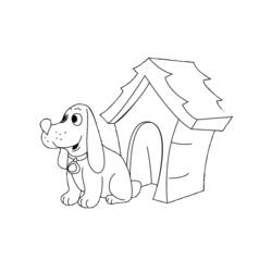 Раскраска: собачья конура (Здания и Архитектура) #62344 - Бесплатные раскраски для печати