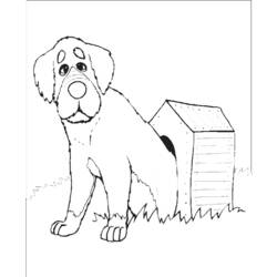 Раскраска: собачья конура (Здания и Архитектура) #62358 - Бесплатные раскраски для печати
