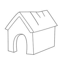 Раскраска: собачья конура (Здания и Архитектура) #62361 - Бесплатные раскраски для печати
