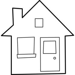 Раскраска: дом (Здания и Архитектура) #64630 - Бесплатные раскраски для печати
