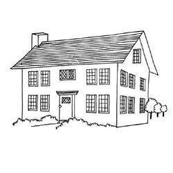 Раскраска: дом (Здания и Архитектура) #64632 - Бесплатные раскраски для печати