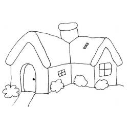 Раскраска: дом (Здания и Архитектура) #64634 - Бесплатные раскраски для печати