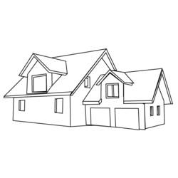 Раскраска: дом (Здания и Архитектура) #64640 - Бесплатные раскраски для печати