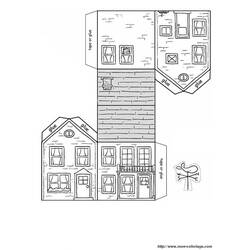 Раскраска: дом (Здания и Архитектура) #64714 - Бесплатные раскраски для печати