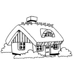Раскраска: дом (Здания и Архитектура) #64784 - Бесплатные раскраски для печати