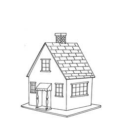 Раскраска: дом (Здания и Архитектура) #64792 - Бесплатные раскраски для печати