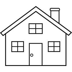 Раскраска: дом (Здания и Архитектура) #66457 - Бесплатные раскраски для печати
