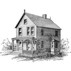 Раскраска: дом (Здания и Архитектура) #66463 - Бесплатные раскраски для печати