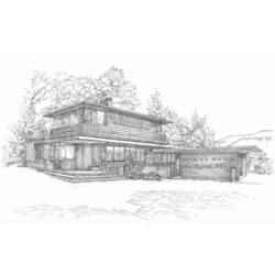 Раскраска: дом (Здания и Архитектура) #66492 - Бесплатные раскраски для печати