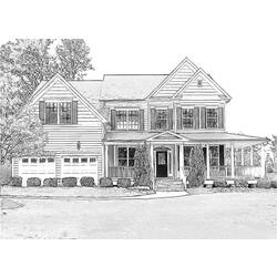 Раскраска: дом (Здания и Архитектура) #66551 - Бесплатные раскраски для печати