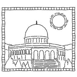 Раскраска: мечеть (Здания и Архитектура) #64518 - Бесплатные раскраски для печати