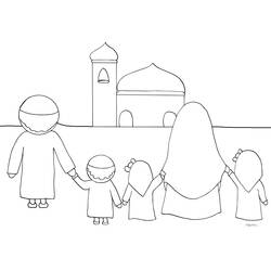 Раскраска: мечеть (Здания и Архитектура) #64521 - Бесплатные раскраски для печати
