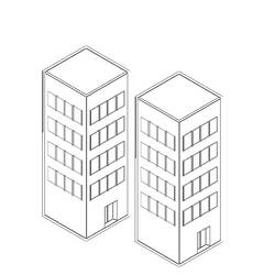 Раскраска: небоскреб (Здания и Архитектура) #65544 - Бесплатные раскраски для печати