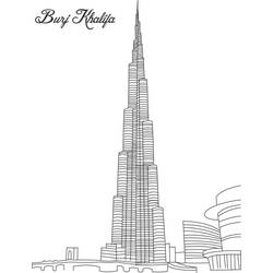 Раскраска: небоскреб (Здания и Архитектура) #65790 - Бесплатные раскраски для печати