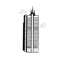 Раскраска: небоскреб (Здания и Архитектура) #65836 - Бесплатные раскраски для печати