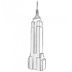 Раскраска: небоскреб (Здания и Архитектура) #65888 - Бесплатные раскраски для печати