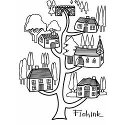 Раскраска: Treehouse (Здания и Архитектура) #66071 - Бесплатные раскраски для печати