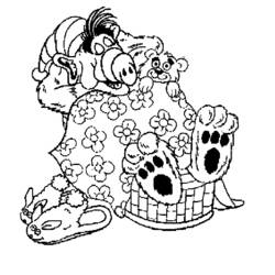 Раскраска: Alf (мультфильмы) #33690 - Бесплатные раскраски для печати