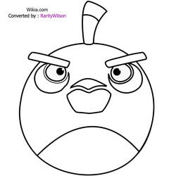 Раскраска: Angry Birds (мультфильмы) #25026 - Бесплатные раскраски для печати