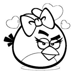 Раскраска: Angry Birds (мультфильмы) #25030 - Бесплатные раскраски для печати