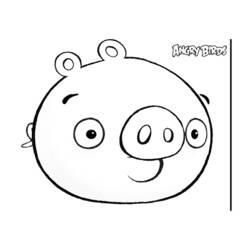 Раскраска: Angry Birds (мультфильмы) #25044 - Бесплатные раскраски для печати