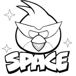 Раскраска: Angry Birds (мультфильмы) #25057 - Бесплатные раскраски для печати