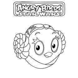 Раскраска: Angry Birds (мультфильмы) #25078 - Бесплатные раскраски для печати