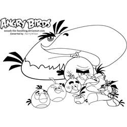 Раскраска: Angry Birds (мультфильмы) #25086 - Бесплатные раскраски для печати