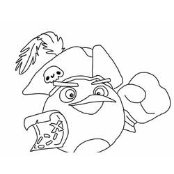 Раскраска: Angry Birds (мультфильмы) #25087 - Бесплатные раскраски для печати