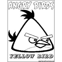 Раскраска: Angry Birds (мультфильмы) #25110 - Бесплатные раскраски для печати