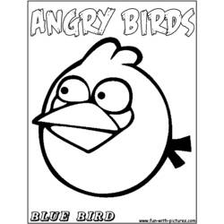 Раскраска: Angry Birds (мультфильмы) #25113 - Бесплатные раскраски для печати