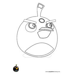 Раскраска: Angry Birds (мультфильмы) #25140 - Бесплатные раскраски для печати