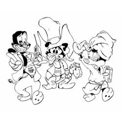 Раскраска: Animaniacs (мультфильмы) #48325 - Бесплатные раскраски для печати
