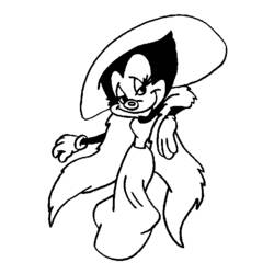 Раскраска: Animaniacs (мультфильмы) #48348 - Бесплатные раскраски для печати