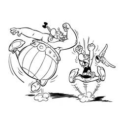 Раскраска: Астерикс и Обеликс (мультфильмы) #24382 - Бесплатные раскраски для печати