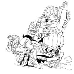 Раскраска: Астерикс и Обеликс (мультфильмы) #24389 - Бесплатные раскраски для печати