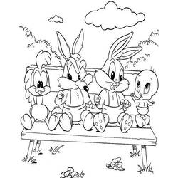 Раскраска: Baby Looney Tunes (мультфильмы) #26509 - Бесплатные раскраски для печати