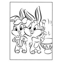 Раскраска: Baby Looney Tunes (мультфильмы) #26514 - Бесплатные раскраски для печати