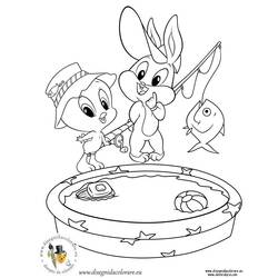 Раскраска: Baby Looney Tunes (мультфильмы) #26541 - Бесплатные раскраски для печати