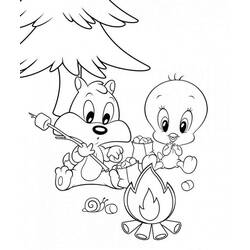 Раскраска: Baby Looney Tunes (мультфильмы) #26587 - Бесплатные раскраски для печати